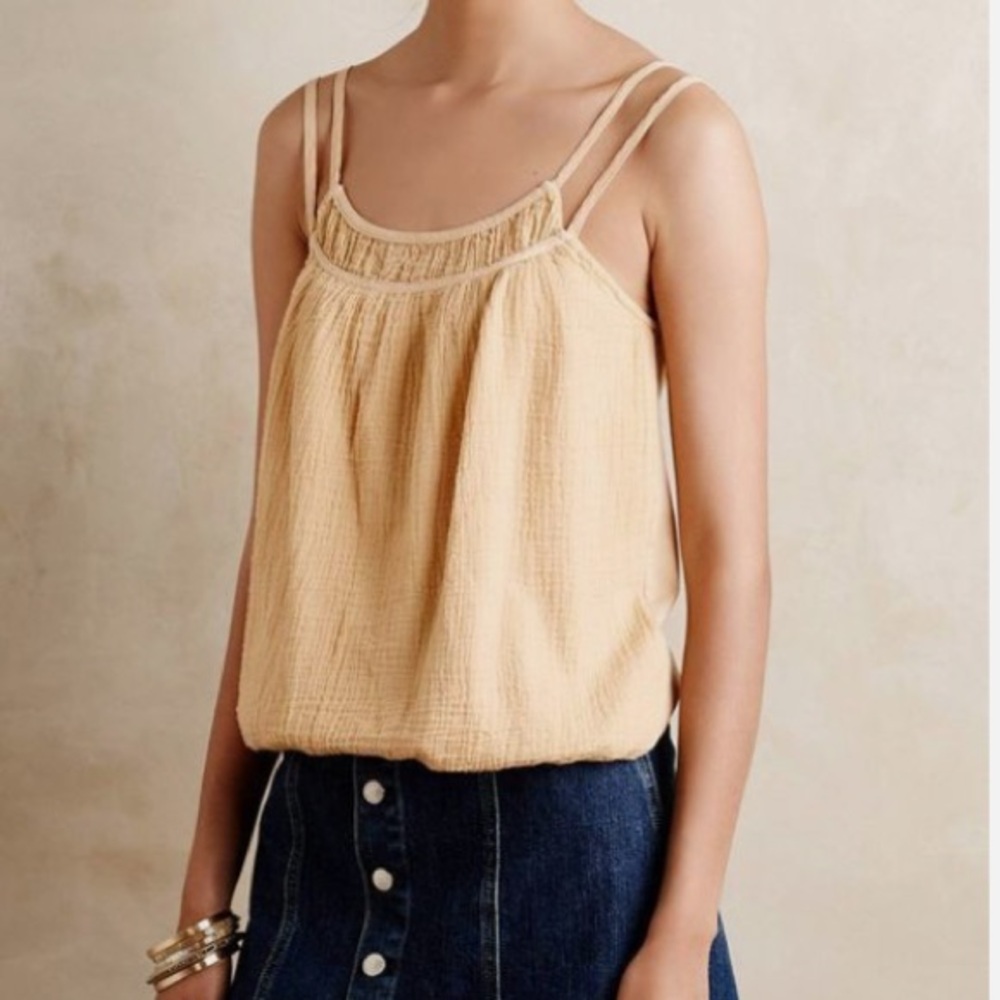 Anthropologie STARK Gauze Bubble Cami